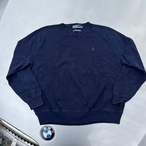 Vintage Navy blue Polo Ralph Lauren crew neck sweatshirt